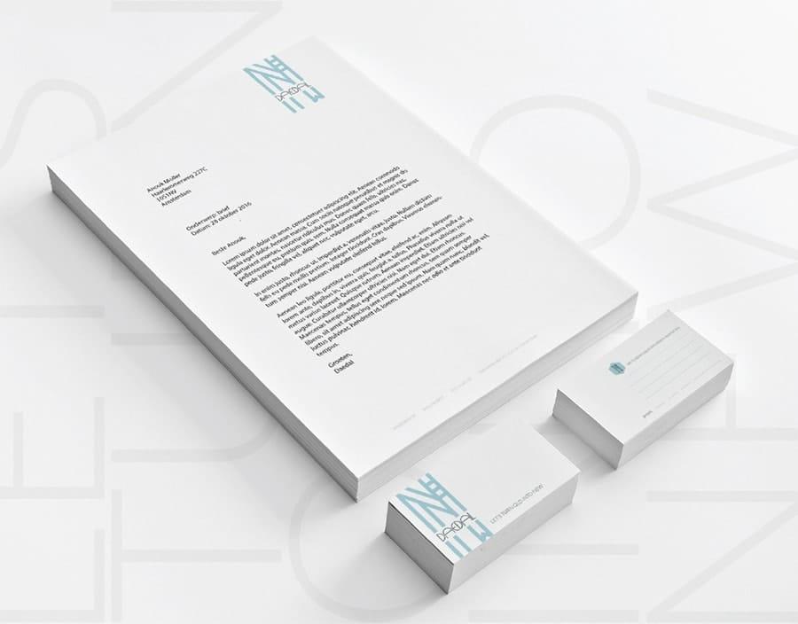 Paper documentation and branding for Daedal designs